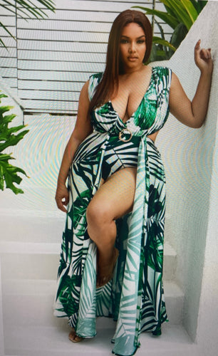 Palm Bae Swimsuit Dress