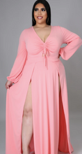 Load image into Gallery viewer, Maxine Maxi with splits-Coral