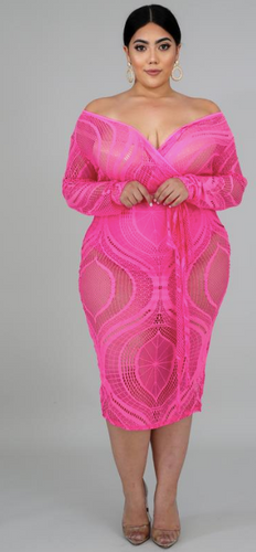 Pink Peak-a-boo Dress