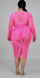 Pink Peak-a-boo Dress