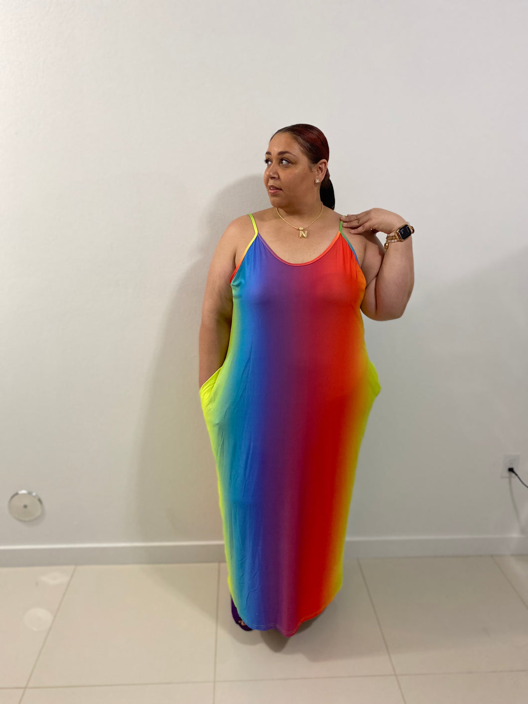 Rainbow maxi